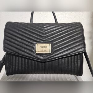 Nicole Black Quilted Women's Bag